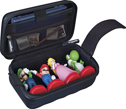 Oficialmente licenciado Nintendo 3DS Amiibo Case - Protetive Deluxe Traveler para armazenamento, exibição ou caixa/caixa