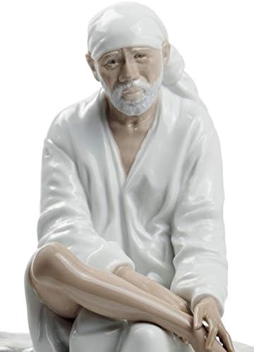 Estatueta de lladró sai baba. Figura de porcelana Sai Baba.