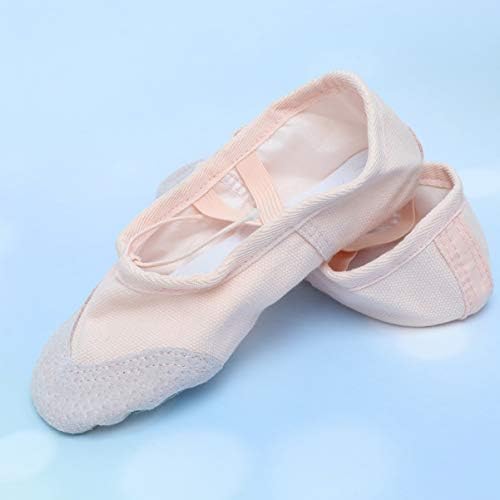 Sapatos de balé de salão de balé para crianças supvox sapatos de balé de couro de balé