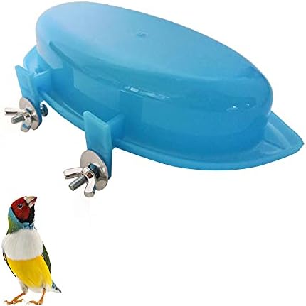 Bacia de banheira de pássaro brilhante Bacia de banho de pássaro pendurada Birdbath Toy Pet Parrot Budgie periquidade