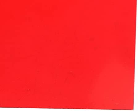 Tulead Transparente Red Gel Filtro Filtro de Gel Filtro de Luz de Luz de Luz de Luz de Luz de PVC Folhas de plástico de 0,3 mm de espessura, 297x210mm, pacote de 8