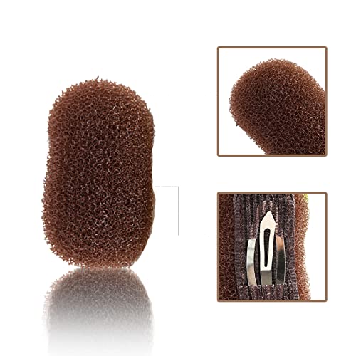 2pcs encantadores bumps up volume insere pente de cabelo, faça uma ferramenta de cabelo de colméia almofadas de cabelo,