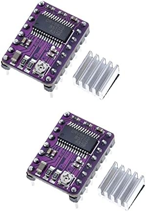 RAKSTORE 2PCS DRV8825 MODULO DO MOTOR DO MOTOR DO MOTE DE ETIVO COM ASSENHO COM O MODENTE DE EXECIENTE PARA OS PEÇAS DE IMPRESSÃO