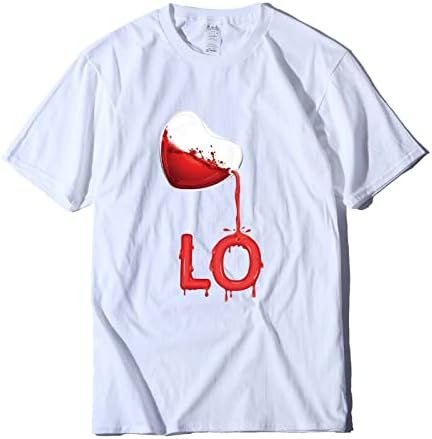 Camisetas de camisetas combinando do Dia dos Namorados para casais Imprimir camiseta de manga curta Sr. e Ms. Sirt Tunic Tops