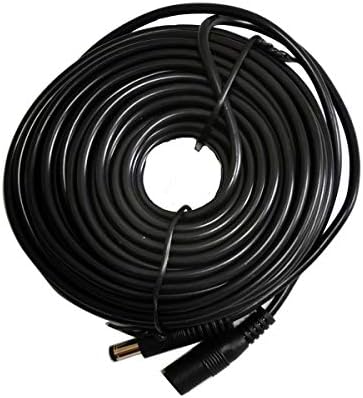 Cabo de extensão de potência de 12V DC 2,1 mm x 5,5 mm de extensão universal cabos compatíveis com 12V Adaper para segurança de segurança