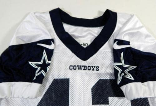 2015 Dallas Cowboys 43 Jogo emitido White Practice Jersey DP18928 - Jerseys usados ​​na NFL não assinada