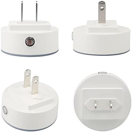 2 Pacote de plug-in Nightlight LED Night Light com sensor de entardecer para o amanhecer para o quarto de crianças,