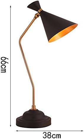 Lâmpada de mesa de cabeceira LED E27 Pós -moderna personalidade dinamarquesa nórdica Creative Lâmpada de ferro criativa