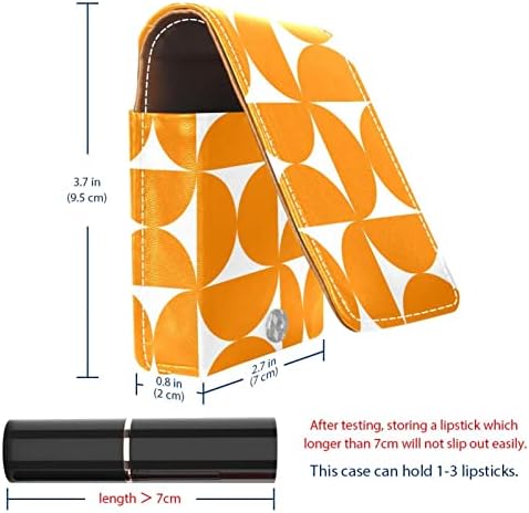 Caixa de batom Oryuekan, bolsa de maquiagem portátil fofa bolsa cosmética, organizador de maquiagem do suporte do batom, Modern Simple