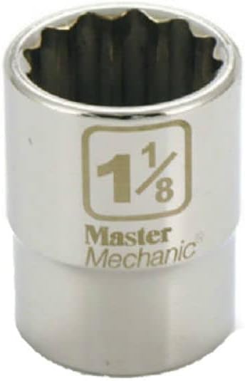 Suprimento de encanamento padrão 359380 APEX Tool Group-Asia Master Mechanic 3/4 Drive 12 Point Socket, 1-5/8