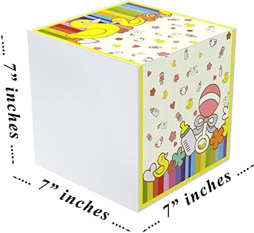 Caixa de presente para INFLESSARTUS 5x5x5 petit bebe aparecer em segundos vem com fita decorativa montada na tampa uma etiqueta de presente e papel de lenço de papel - sem cola ou fita necessária