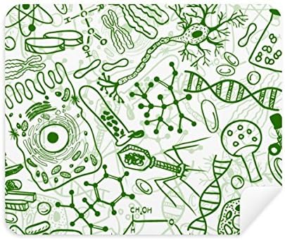 As células do microscópio verde estruturar