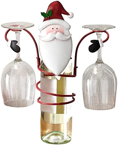 Dbylxmn Vinho e decoração e copos Cozinha para suportes para casa 1 copo e 2 segure o natal Perfeito Wine Bancharp