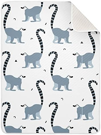 Cobertor de arremesso de algodão Lemurs Cingo