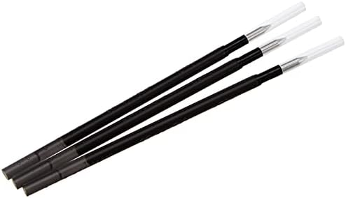 Pilot Pen Frixion Ball 4 2269001f Reabilições de caneta de rollerball Conjunto de 3 0,5 mm de cor de tinta preta preta