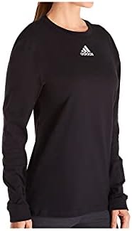 Amplificador feminino da adidas Camiseta de manga longa de algodão 12hm