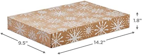 Hallmark Kraft Shirt Box Bundle para o Natal, Hanukkah, Aniversários, Casamentos e muito mais