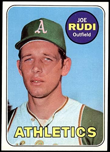 1969 Topps 587 Joe Rudi Oakland Athletics NM/MT Atletismo