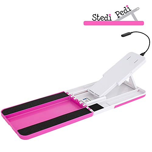 Stedi Pedi - Kit Professional Home Pedicure - Inclui luz de tarefa - Paint unhas com facilidade usando o PEDI Assistant Tool - DIY para mulheres de todas as idades)