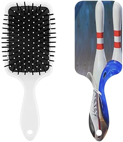Bowling Shoe Hair Pranch Brush Brush Air Cushion Pente para homens Presente de cabelo para homens