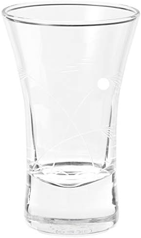 東洋 佐々 木 ガラス Toyo Sasaki Glass 09112-78 Vidro de saquê frio, copo Kiriko, Susuki e Moonkiriko, lava-louças seguro, feito no Japão, aprox. 4,3 fl oz, 120 peças, claro