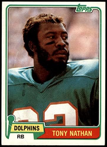 1981 Topps # 506 Tony Nathan Miami Dolphins NM Dolphins Alabama