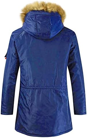 Jackets Luvlc para homens, casacos de inverno com capuz de grandes dimensões fora de roupas de inverno, parkas casuais elegantes