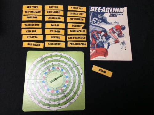 O.J. Simpson assinou o jogo de futebol de 'See -Action' W/Projector & Slides PSA - bolas de futebol autografadas