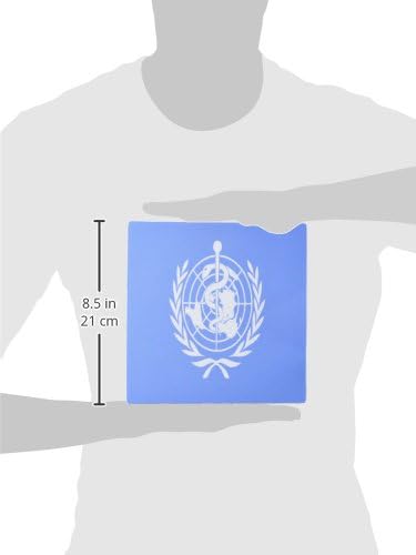 3drose 8 x 8 x 0,25 polegadas Mouse pad da organização da saúde mundial bandeira