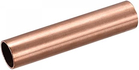 tubo redondo de cobre uxcell 22mm od 1,5 mm de espessura da parede de 100 mm de comprimento