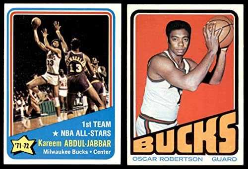 1972-73 Topps Milwaukee Bucks Team Set Milwaukee Bucks Ex/Mt+ Bucks