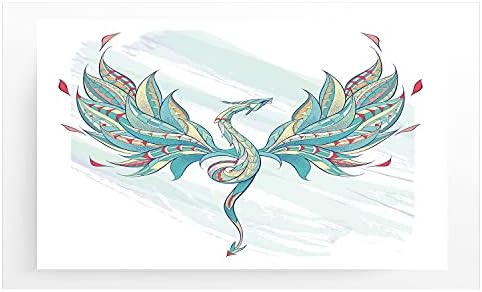Suporte da escova de dentes de cerâmica de Dragão Celtic Ambesonne, Arte de Fantasia de Criatura Voadora de Criatura Voadora