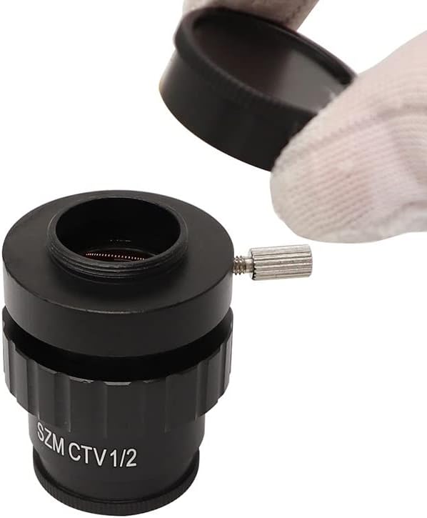 Acessórios para microscópio 1/2 1/3 1x 0,3x lente 0,5x, simul focal trinocular estéreo microscópio consumíveis