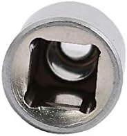 X-Dree 1/4 de polegada de acionamento quadrado de 4 mm 4 mm 6 pontos de impacto de impacto Silver Tone 2pcs (acionamento quadrado de 1/4 de polegada de 4 mm de 6 mm de 6 pontos de impacto em tom prateado 2pcs