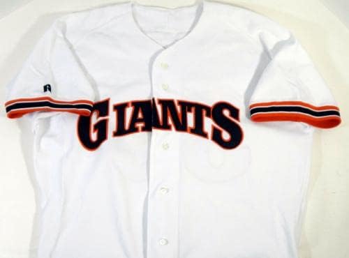 San Francisco Giants Gino Minutelli 39 Jogo emitido White Jersey DP17472 - Jogo usou camisas MLB