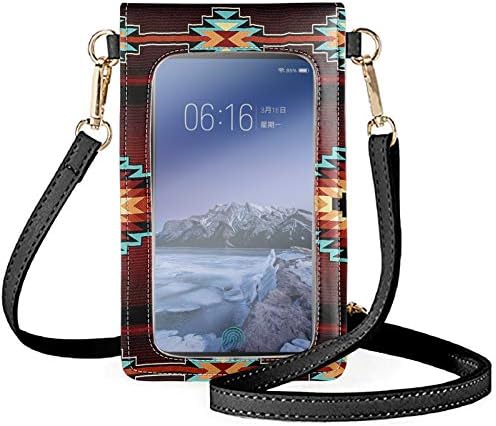 XYZCANDO Mini Mini Crossbody Cellphone Saco para homens, Carta de ombro personalizada Bolsa de bolsa de tela de toque