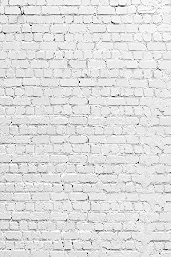Huayi 3x5ft White Brick Wall Photography Backdrop Vinil Background para fotos D-2504