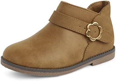 Gymboree unissex-child e criança booties de couro falso