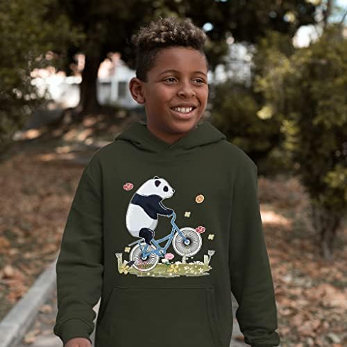 Hoodie de lã de esponja para crianças de panda