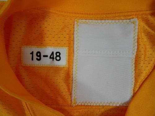 2019 Pittsburgh Steelers 68 Jogo emitido Jersey de treino de futebol amarelo 871 - Jerseys de Jerseys usados ​​na NFL não assinada