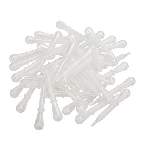 Uouteo Plastic Plastic Plasty Pipete Groatper, 100pcs 1,5 ml de transferência de pipetas e desconexão de airbrush com