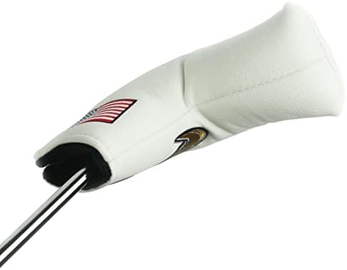 Pinmei Golf Blade Putter Capa Golfe Putter Cabeça de cabeça de couro sintético Fechamento de couro para Scotty Cameron Odyssey Blade Taylormade Ping