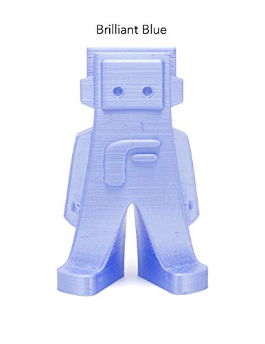 FormFutura Silk Gloss PLA 1,75 mm Filamento de impressora 3D azul brilhante, precisão dimensional