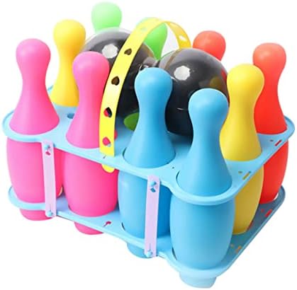 Toyandona 1 conjunto de brinquedos cerebrais Playsets Outdoor para crianças pequenas crianças brinquedos coloridos bowling brinquedo