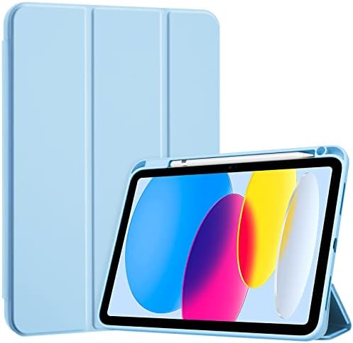 Procase iPad 10th Gen Slim Case com o pacote de lápis 2022 com iPad 10th Gen 10.9 2022 Soft TPU Case