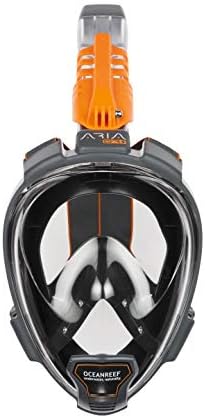 Ocean Reef - ARIA QR + Máscara de Snorkeling de liberação rápida - Máscara de mergulho com snorkel de rosto completo