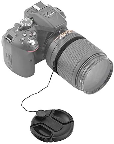 Tampa de tampa de lente de 82 mm compatível com Sony Fe 16-35mm F2.8 g, Fe 24-70 mm F2.8 g, Fe 24-70mm F2.8 gm II, Huipuxiang [2 pacote]
