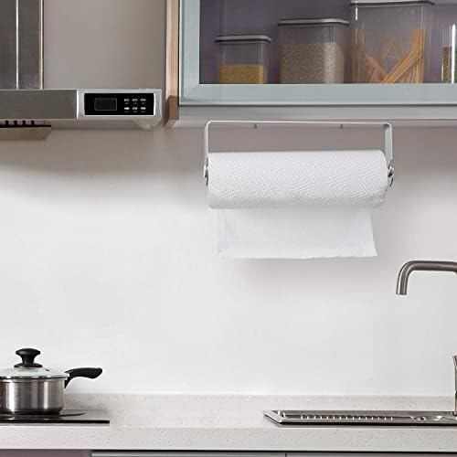 Suporte de toalhas de papel smartake com adesivo sob o armário, montado na parede e sem perfuração, suporte de cozinha
