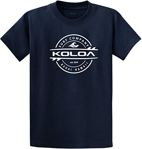 Joe USA KOLOA SURF THRUTTER logotipo de manga curta camisetas de algodão pesado. Regular, grande e alto