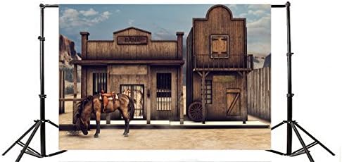 Yeele 10x6,5ft vintage western wooden house cenário retro banco ocidental horse celeiro cabine west cowboy fotografia picture boy homem retratos de foto fotográfica disparada em papel de parede de vinil adereços de estúdio